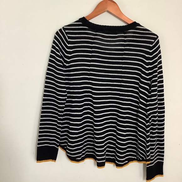 CLOUD CHASER Knit Striped Sweater Size Large NWT - Picture 5 of 10